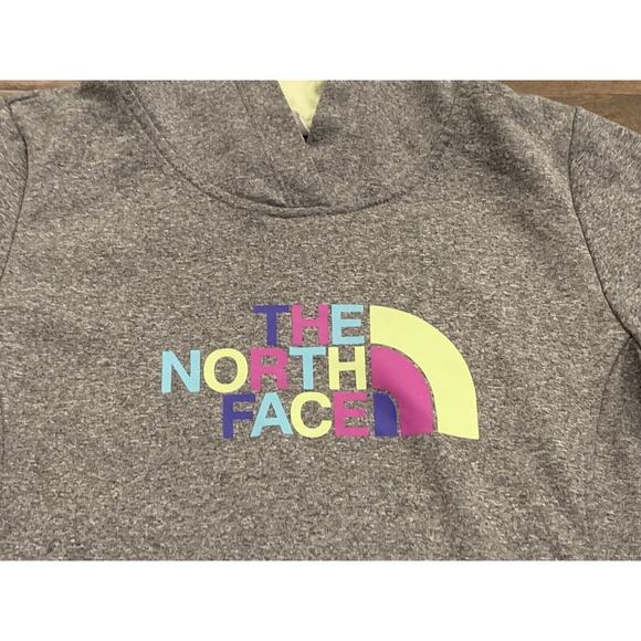 The North Face Gray Womens Pullover Pocket Hoodie Sweatshirt Size M MEDIUM - Picture 4 of 8